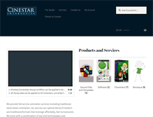 Tablet Screenshot of cinestarinteractive.com